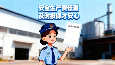 【应急普法 | 安责险】一份保险双重保护，既护员工安全，也保企业稳定。安全生产责任重，及时投保才安心！