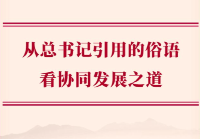 学习手记丨从总书记引用的俗语看协同发展之道