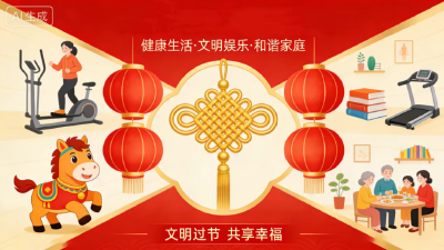 这份文明过节倡议，请您查收！