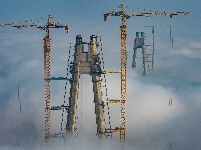 图集 | 震撼！云看枝江长江大桥建设
