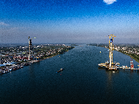 图集 | 震撼！云看枝江长江大桥建设