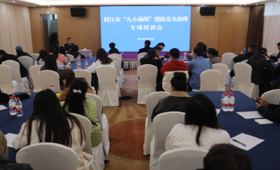 枝江消防召开“九小场所”消防安全治理专项培训会