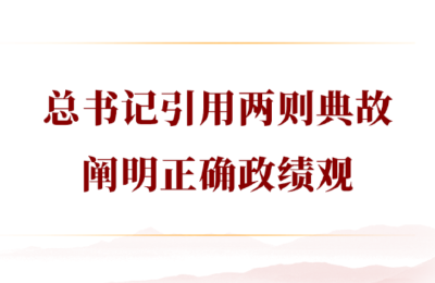 学习手记丨总书记引用两则典故阐明正确政绩观