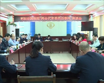 市国地税举办“两会”代表委员话春风”座谈会