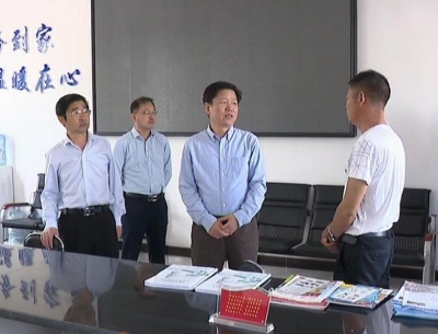 V视I省委宣传部领导来我市调研