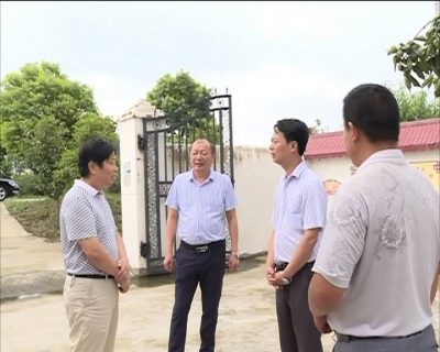 黄俊深入乡镇督办“清洁工程”清表百日行动