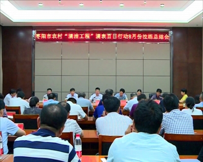 我市召开农村“清洁工程”清表百日行动暨农村人居环境整治工作会议