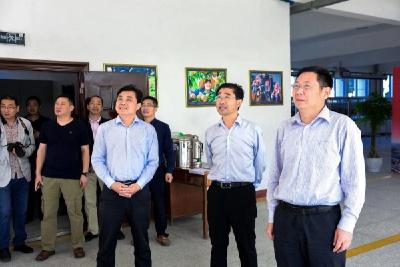 何飞参观我市纪念改革开放40周年暨建市30周年大型摄影展