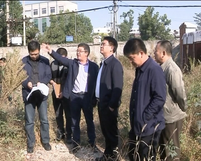 市长孟艳清实地踏勘项目规划选址情况