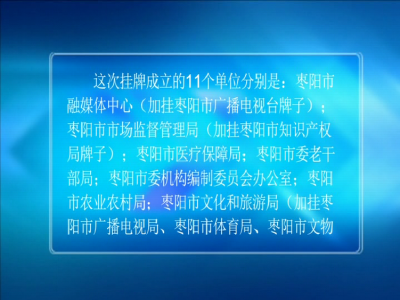 我市11个单位挂牌