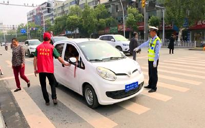 枣阳市公安局集中整治不文明交通违法行为