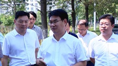 孟艳清实地踏勘招商项目选址