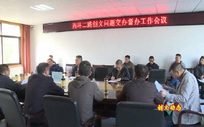 我市召开西二环路创文问题交办督办会议