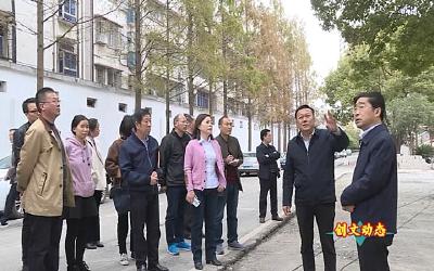 我市开展创文拉练活动