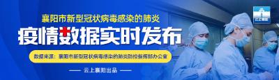 襄阳市新型冠状病毒感染的肺炎疫情数据实时发布