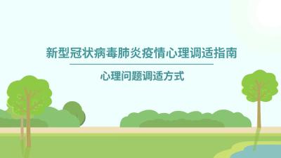 【心理调适指南】心理问题调适方式