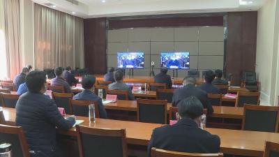 我市组织收看襄阳市新冠肺炎疫情防控视频调度会