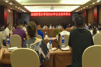 南城街道办事处举办2020年企业家座谈会