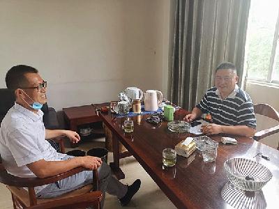 市残联工作专班走访包保企业