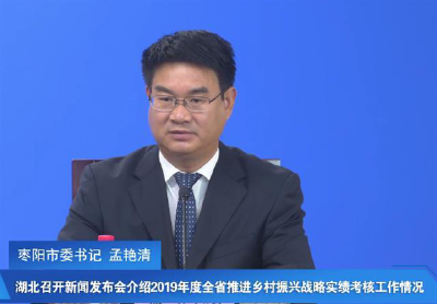 喜讯！枣阳荣获2019年度全省推进乡村振兴战略实绩考核优秀等次，被省委、省政府通报表扬！