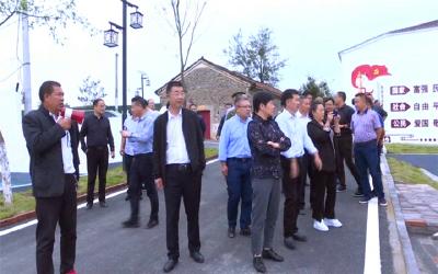 老河口市党政代表团来我市考察学习美丽乡村建设工作