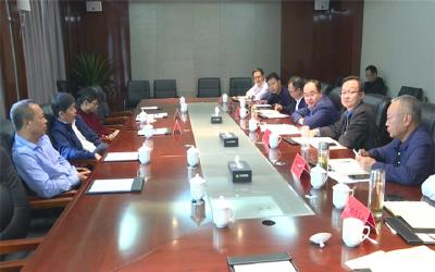 武义泉会见嘉兴四通车轮股份有限公司董事长张建荣
