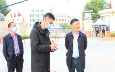 刘国清督办普通高中学业水平合格性考试考点周边环境整治