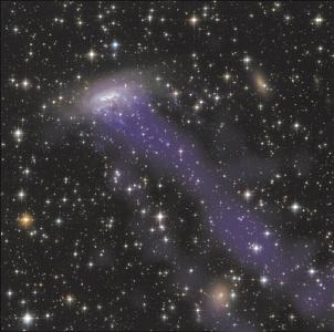 水母星系“尾巴”也可孕育恒星