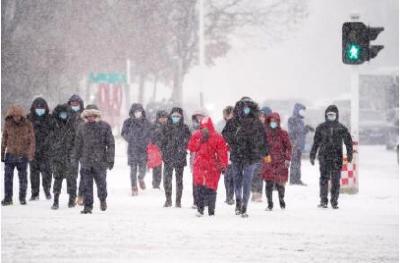 严寒中的“北国雪景图”