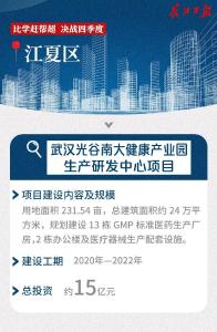【区县新闻】光谷南大健康产业园生产研发中心：机器轰鸣，总工程进度过半