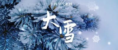 今日大雪，白首与君归