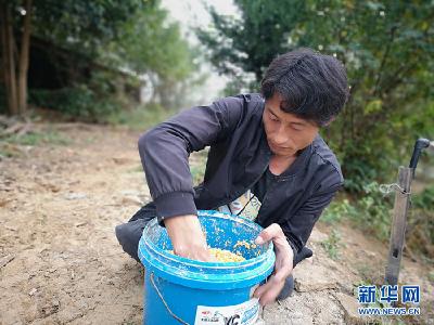 以手当脚，依然奔跑着脱贫奔小康