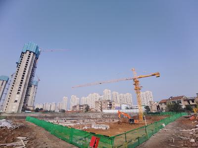 【区县新闻】蔡甸中法城一初正加紧施工 预计明年9月完成建设
