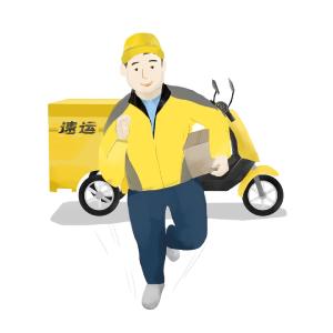 独臂快递小哥 一个月送万件包裹
