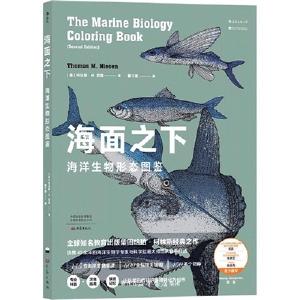 《海面之下：海洋生物形态图鉴》：一本治愈心灵的生命科普涂色书