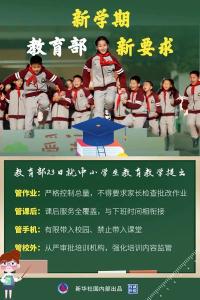 作业、手机、课后、校外培训……教育部的新要求来了 