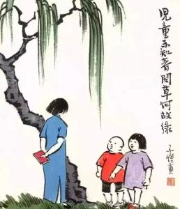 春日的诗，丰子恺的画，怎一个美字了得！