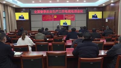 我市收听收看全国春季农业生产工作电视电话会