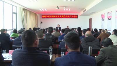 我市召开清明节前后森林防灭火暨安全生产工作会