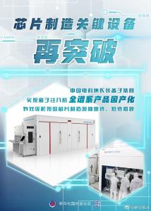 芯片制造关键设备再突破 离子注入机实现全谱系产品国产化