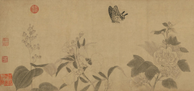 每日中华名画|[宋]佚名《百花图》