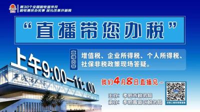 直播|直播带您去办税