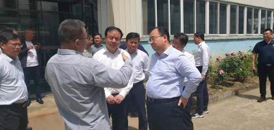 浠水县党政考察团来我市考察学习农业产业化推进和农产品加工园区建设等工作