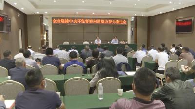 我市召开迎接中央环保督察问题整改督办推进会