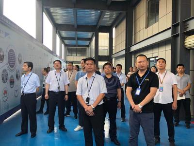 孟艳清调研查看我市重点工业项目生产经营