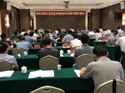 快讯 | 我市召开国土空间总体规划初步成果专题汇报会
