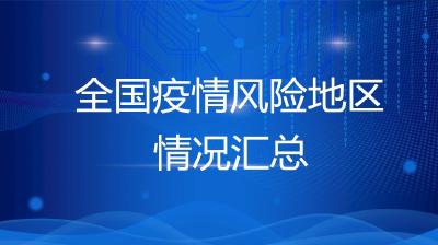 V视 | 全国疫情风险地区情况汇总