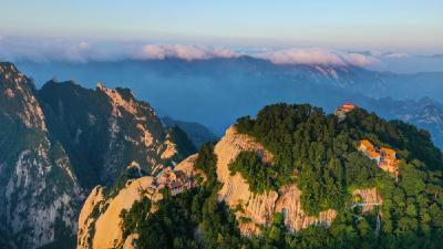 每日一景|陕西渭南：日出华山