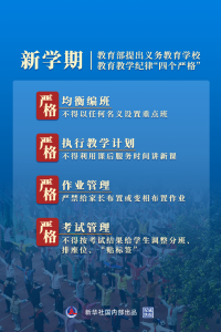 权威快报 | 四个严格！新学期教育教学要严守这些纪律 