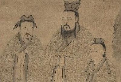 每日中华名画|佚名《三圣图》